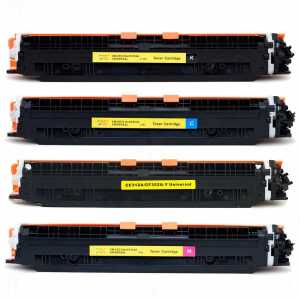 HP CE310A Set Takım (Sarı-Kırmızı-Mavi-Siyah) Muadil Toner