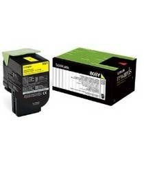 Lexmark 80C80Y0 Sarı Return Toner 1000 Sayfa