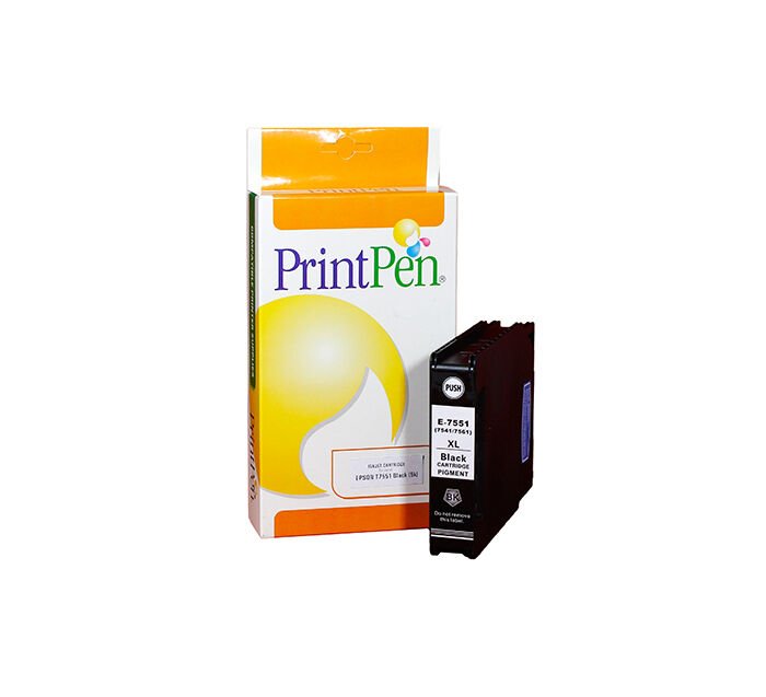 PRINTPEN EPSON T7551XL (C13T755140) Siyah Mürekkep Kartuş Yüksek kapasite (5k)