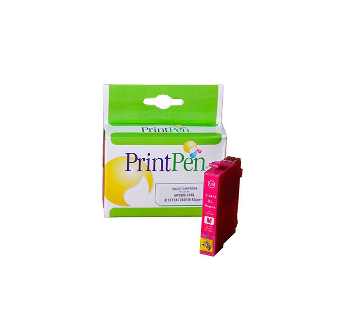PRINTPEN EPSON 34XL (C13T34734010) Kırmızı Mürekkep Kartuş (10.8ml)