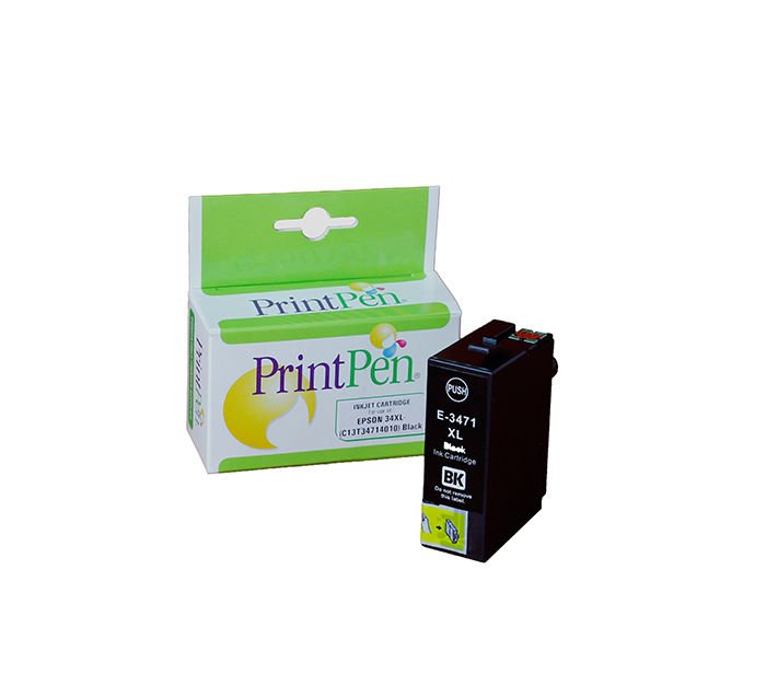 PRINTPEN EPSON 34XL (C13T34714010) Siyah Mürekkep Kartuş (16.3ml)