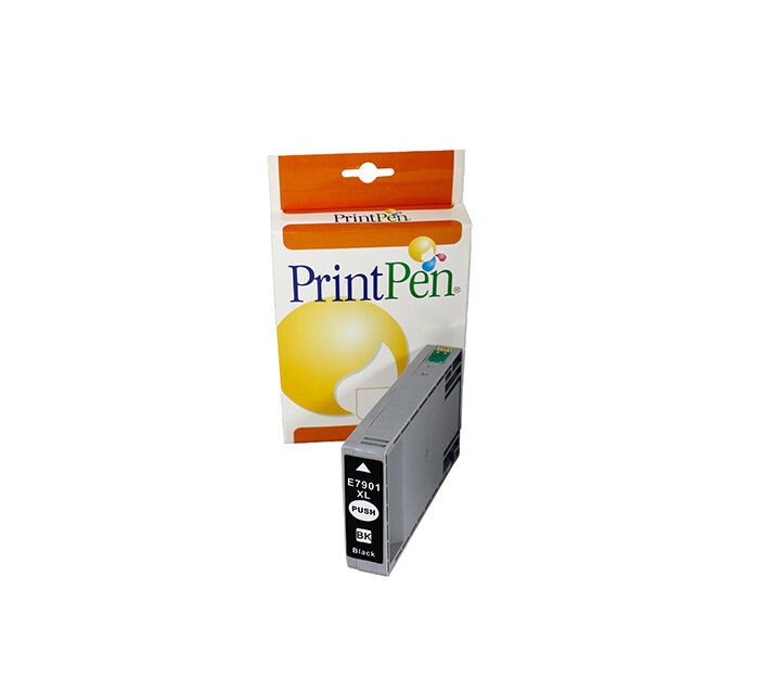 PRINTPEN EPSON T79XL (C13T79014010) Siyah Mürekkep Kartuş Yüksek Kapasite (50ml-2,6k)